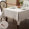 Nova Toalha de Mesa de Cor Sólida com Revestimento de TPU, Toalha de Mesa de Jantar Impermeável e à Prova de Óleo para Restaurantes, Capa para Mesa de Centro Doméstica, Atacado em Estoque