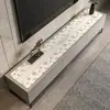 Alfombrilla para Mueble de TV Estilo Francés, Alfombrilla Protectora para Encimera, Mantel de Mesa Auxiliar de Comedor de Lujo Ligero, Impermeable, Resistente al Aceite, Lavable, Alfombrilla para Armario de Vino