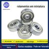 Rolamento em miniatura silencioso direto da fábrica 627 rolamento 627z diâmetro interno 7mm diâmetro externo 22mm espessura 7mm