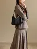2025 Nova Bolsa Tote de Alta Qualidade Grande Capacidade Bolsa de Axila Feminina Moda Simples Versátil Bolsa Transversal para o Dia a Dia