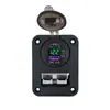 Cargador de Coche Modificado Nuevo Cargador de Teléfono Móvil para Coche Interfaz USB Panel Anderson Combinación Cargador de Coche