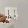 Brincos de Franja Versáteis Estilo Coreano e Japonês Ab Planeta para Mulheres Design de Moda de Nicho Brincos de Tarraxa Novos Brincos 2025