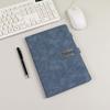 Negócios A5 notebook personalizado printable LOGO lettering impressão capa de escritório impressão de couro fino high-end este