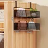 Estante de Almacenamiento para Armario, Cesta de Almacenamiento para Bolsos, Estante Lateral para Gabinete, Organizador de Ropa Interior y Ropa, Cesta Colgante para Armario