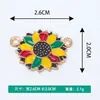 Venta al por mayor del fabricante Nuevo Colgante Doble Creativo Collar con Goteo de Aceite Negro Colgante de Pulsera Colgante Pequeño Joyería Accesorios DIY