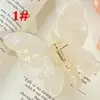 Xinzhimeng Accesorios para el Cabello Estilo Coreano Moda Placa de Acetato Clip de Mariposa Multicolor Niña Lindo Elegante Pinza de Cocodrilo Pinza de Cola