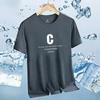 Camiseta Masculina de Manga Curta Solta de Seda Gelo Verão Fina Secagem Rápida Tendência Esportiva Casual Manga Curta Fresca Respirável Camiseta Gás