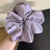 Goma de Pelo Satinada de Color Sólido Extra Grande para Mujer, Alta Elasticidad, para Moño, Cola de Caballo Baja, Accesorios para el Cabello Estilo Coreano