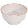 Flor de círculo blanco retro melamina tazón imitación porcelana vajilla creativa restaurante japonés y coreano plástico tazón de arroz artículos de uso diario venta al por mayor