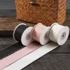 Fita de Espinha de Peixe Unilateral com Botões, Laços Artesanais DIY para Acessórios de Cabelo, Roupas, Chapéus, Acessórios, Fitas para Embalagem de Flores