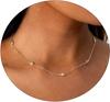 Collar de Cadena para Mujer con Colgante de Zirconia Dorada de una Sola Capa al por Mayor Joyería de Vidrio de Cristal Cruz Doble Transfronteriza No