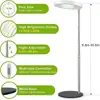 Lâmpada LED de anel de 3,5 polegadas telescópica para plantas lâmpada de crescimento interna suculenta espectro total floração temporização planta verde luz de preenchimento