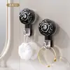 Gancho de ventosa, no requiere taladro, fuerte capacidad de carga, sin dejar rastro, autoadhesivo de vacío, giratorio, para cocina, baño, inodoro, detrás de la puerta, vidrio