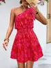 2026 Popular Sitio Independiente de Amazon Más Vendido Ebay Más Vendido Transfronterizo Moda Femenina Europea y Americana Elegante Sexy Vestido de un Hombro