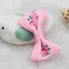 Suministro profesional de fábrica girasol rosa costilla con lazo DIY pasador para el pelo de niños accesorios para el cabello accesorios