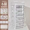 Caja de almacenamiento de pegamento para esmalte de uñas, expositor multicapa mejorado, acrílico transparente para escritorio, estante de almacenamiento de pegamento para fototerapia
