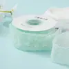 Caja de Regalo con Lazo Hecho a Mano de Tul Nieve con Lentejuelas Pequeñas Frescas para Souvenir de Boda Accesorios de Ropa Cinta