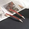 Grampo de Cabelo Europeu e Americano Criativo de Fileira Única com Strass Acessórios de Cabelo Simples Moda Sensação de Alto Padrão Franja Presilha de Mola Acessórios de Grampo de Cabelo