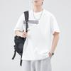 Camiseta de Manga Corta Anyang para Hombre Verano Nuevo Secado Rápido Algodón Seda de Hielo Ligeramente Holgada Camisa Casual de Media Manga Seda de Hielo Secado Rápido