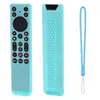 Funda Protectora de Silicona Adecuada para Control Remoto de TV Tcl Rc923A/Rc813A, Cubierta Hueca Antideslizante y Anticaídas para Control Remoto