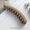 Pinza Banana Torcida Esmerilada Cola de Caballo Alta Horquilla Grande Clip Vertical para la Parte Posterior de la Cabeza Horquilla Nuevo Estilo Elegante Clip para Mujer Tocado