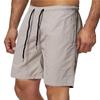 Calças de banho casuais masculinas curtas de verão, shorts de secagem rápida, calças de praia, calças de cor sólida
