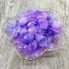 Nuevos accesorios de material de cuentas acrílicas de 18 mm, degradado jelly, pétalos de flor de cerezo, para manualidades DIY (solo pétalos)