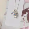 Colar Pincel Paleta de Pintura Artística Luxo Leve Nicho Sentido de Alto Padrão Corrente para Clavícula Personalidade Divertida Exquisito Versátil Colar