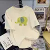 Camiseta Branca de Algodão Puro Manga Curta Estilo Retrô Americano Verão para Mulheres 2025 Novo Estilo Solta Tamanho Grande Tops Atacado Dropshipping