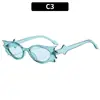 Gafas de Sol Unisex Estilo Nuevo Europeo y Americano Personalidad Forma de Murciélago Montura Pequeña Ojo de Gato Tendencia Gafas para Fiesta Peculiares