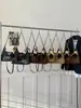 Bolso hobo cadena estilo 2026 inspirado en Chanel con patrón de diamantes, bolso de hombro de cuero encerado retro, bolso tote versátil