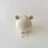 Gorros Coreanos para Bebé Yipan Otoño e Invierno 2026 Nuevos Dulces en Forma de Corazón Cortavientos y Cálidos Gorros de Punto para Bebé Venta al por Mayor