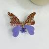 Pinza de Pelo de Mariposa Colorida al por Mayor Japón y Corea del Sur Pinza Transparente Pinza para Cola de Caballo Alta Accesorios para el Cabello Mujeres