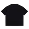 Camiseta de Verano Nueva 2026 Estampado de Letras Vintage Yidao para Hombre, Cuello Redondo Pesado, Corte Holgado, Versátil, Marca de Moda, Manga Corta