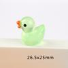 Simulação mini tridimensional pato grande feito à mão diy jóias resina pingente tridimensional micro ornamentos de paisagem