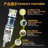 Luces marcadoras LED T10 para coche, bombillas para coche, 2SMD 3030 luces de matrícula, luces de posición laterales, W5W, ultrabrillantes, 12V, luces pequeñas