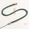 Acessórios Lótus Cloisonné 3mm cordão para colar contas esmeralda pingente de jade e cera de abelha cordão corrente para suéter atacado