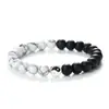 Novo estilo chinês pulseira de contas Tai Chi pulseira elástica de turquesa estilo chinês personalidade feminina design de nicho corda de mão simples