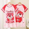 2026 Novo Pijama Infantil Menina Verão Fino Camisola Menininhas Fofo Desenho Animado Casa Vestido Curto Atacado Tendência