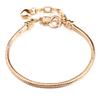 Cadena de cuentas europea 3mm cadena de serpiente cobre puro plateado accesorios para pulsera DIY cadena de cuentas de agujero grande al por mayor