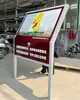 Sinal de Lembrete Quente para Verdejamento de Gramado Parque Comunitário Placa Pequena de Grama Sinal de Aviso de Profundidade da Água ao Ar Livre Personalização