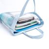 Bolsa de tutoría para estudiantes de primaria y secundaria, bolsa de transporte portátil para libros, bolsa de malla de nailon, bolsa de clasificación por materia, bolsa para exámenes A4, bolsa para pruebas de embarazo