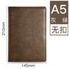 Caderno de Negócios com Fivela, Capa Espessa em Couro Sintético, Diário B5, Material de Escritório, Bloco de Notas A5, Planejador, Diário
