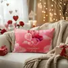 Funda de Almohada con Forma de Corazón para el Día de San Valentín, Cojín Decorativo Romántico Estilo Ins, Regalo para Pareja, Al por Mayor en Stock