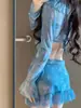 Nuevo Bikini para Mujer, Estilo Celebridad de Internet, Conjunto de Cuatro Piezas, Protección Solar, Playa, Ultra Sexy, Adelgazante, Puro Deseo, Traje de Baño de Manga Larga