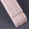 Percha de madera maciza de haya sin pintar para tienda de ropa, percha para pantalones, percha para adultos, señoras, niños, venta al por mayor