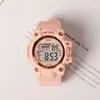 Novos meninos e meninas multifuncional relógio eletrônico estudante esportes despertador luminoso lcd casal relógio em estoque atacado