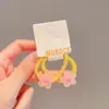 Anillo de Toalla de Dibujos Animados Lindo Alta Elasticidad Diadema para Niños y Niñas para Atar su Cabello Goma Elástica Accesorios para el Cabello Niña Pequeña Bebé