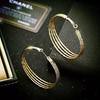 Pendientes Exagerados de Círculo Grande con Múltiples Hilos Transfronterizos Europeos y Americanos para Mujer, Joyería de Moda al por Mayor, Artículo Caliente Transfronterizo
