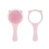 Cepillo de Pelo de Gato de Mano para Uso Doméstico, Elegante Cojín Masajeador Portátil para Peinado de Cabello Voluminoso